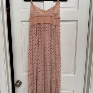 Free People sparkly spaghetti strap dress